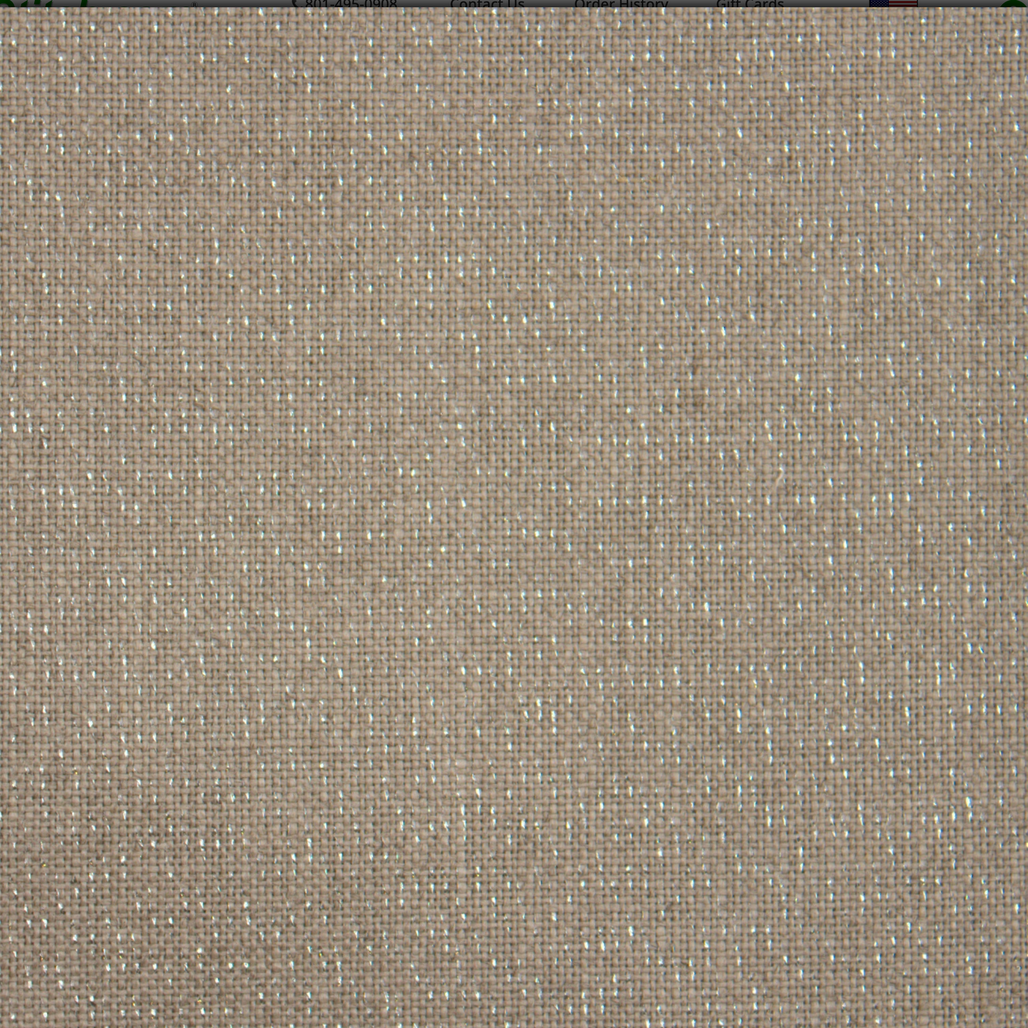 Raw/Silver ~ 32 Count Belfast Linen ~ Zweigart