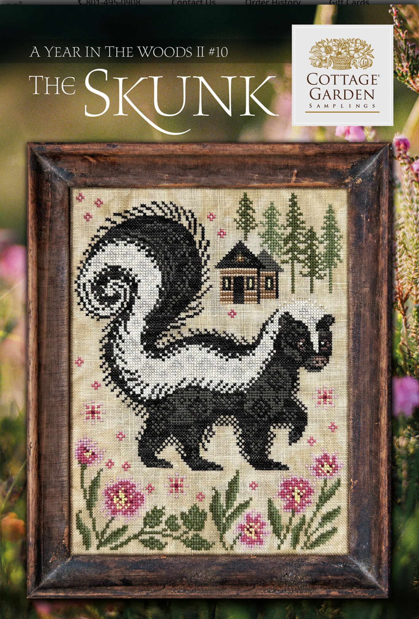The Skunk ~ A Year in the Woods 2 ~ Cottage Garden Samplings