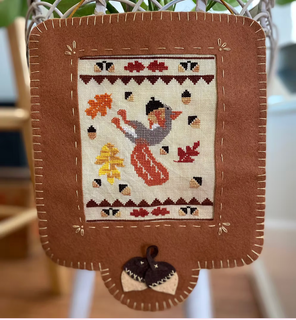 * PREORDER * All About the Acorn ~ Luhu Stitches
