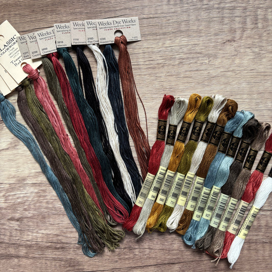 America 250 - Chart & Floss Pack ~ Plum Street Samplers