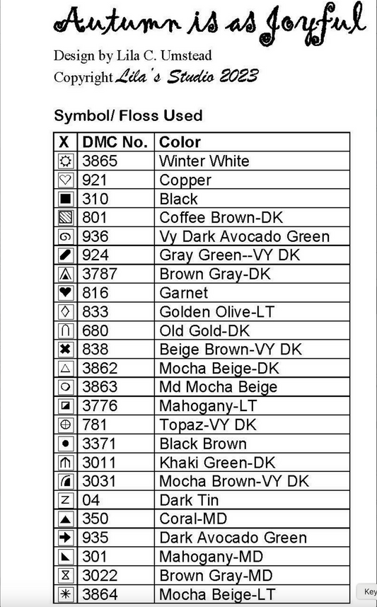 Autumn is as Joyful ~ Lila's Studio