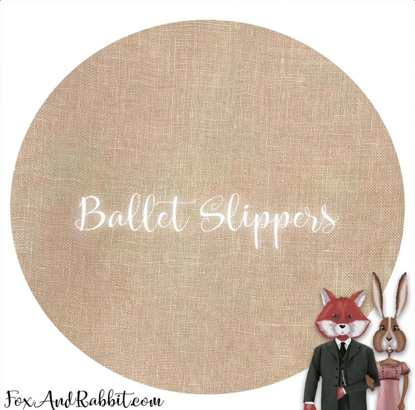 Ballet Slippers ~ 18 Count Aida ~ Fox and Rabbit