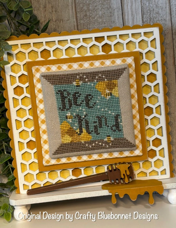 *PREORDER* Bee Kind Spool ~ Crafty Bluebonnet Designs ~ Nashville Needlework Market 2026