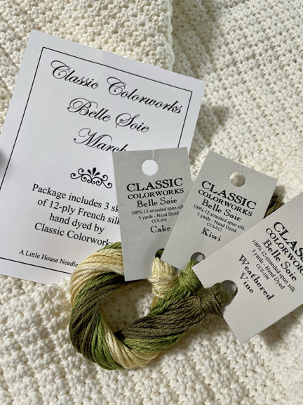 "March" Classic Colorworks Belle Soie Monthly Silk Pack ~ Belle Soie Silks