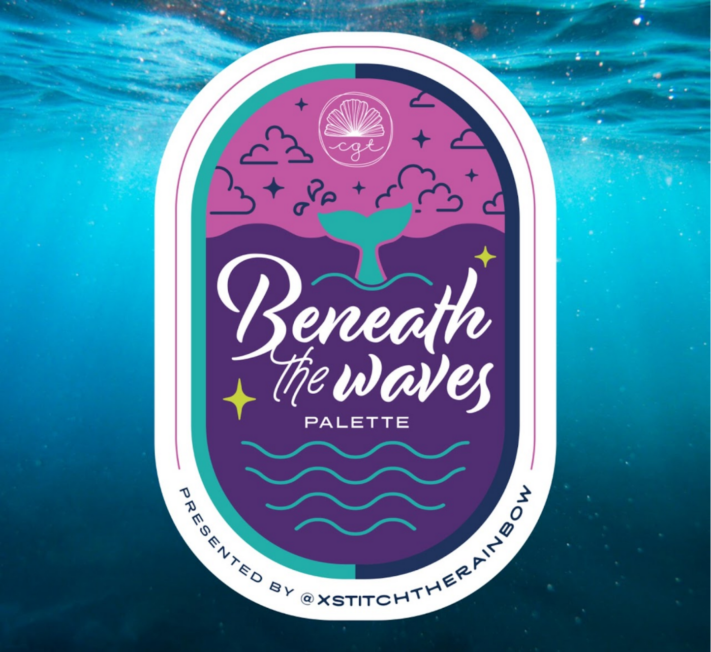 In the Depths ~ Beneath the Waves Palette ~ Sprouting Lupine ~ Nashville Needlework Market 2026