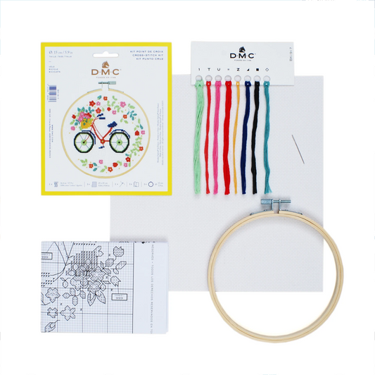 Bicycle Cross Stitch Kit ~ DMC