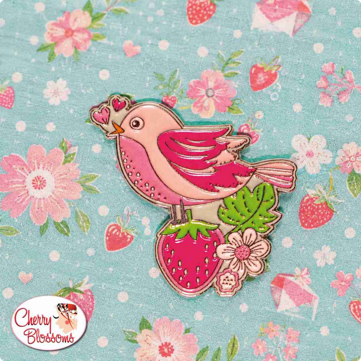 Bloom & Heart Needle Minder ~ Cherry Blossoms