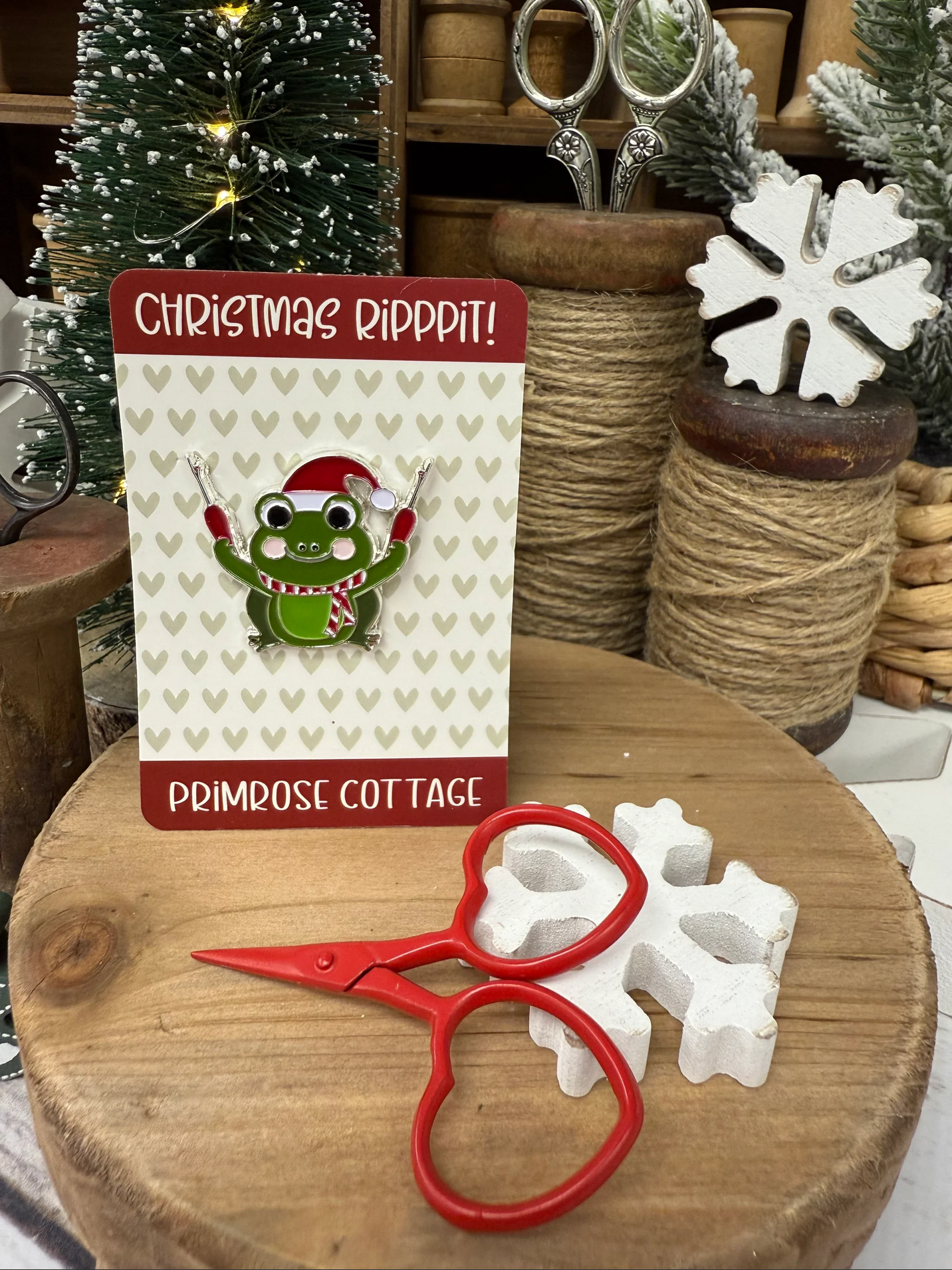 Christmas Ripppit Needle Minder ~ Primrose Cottage