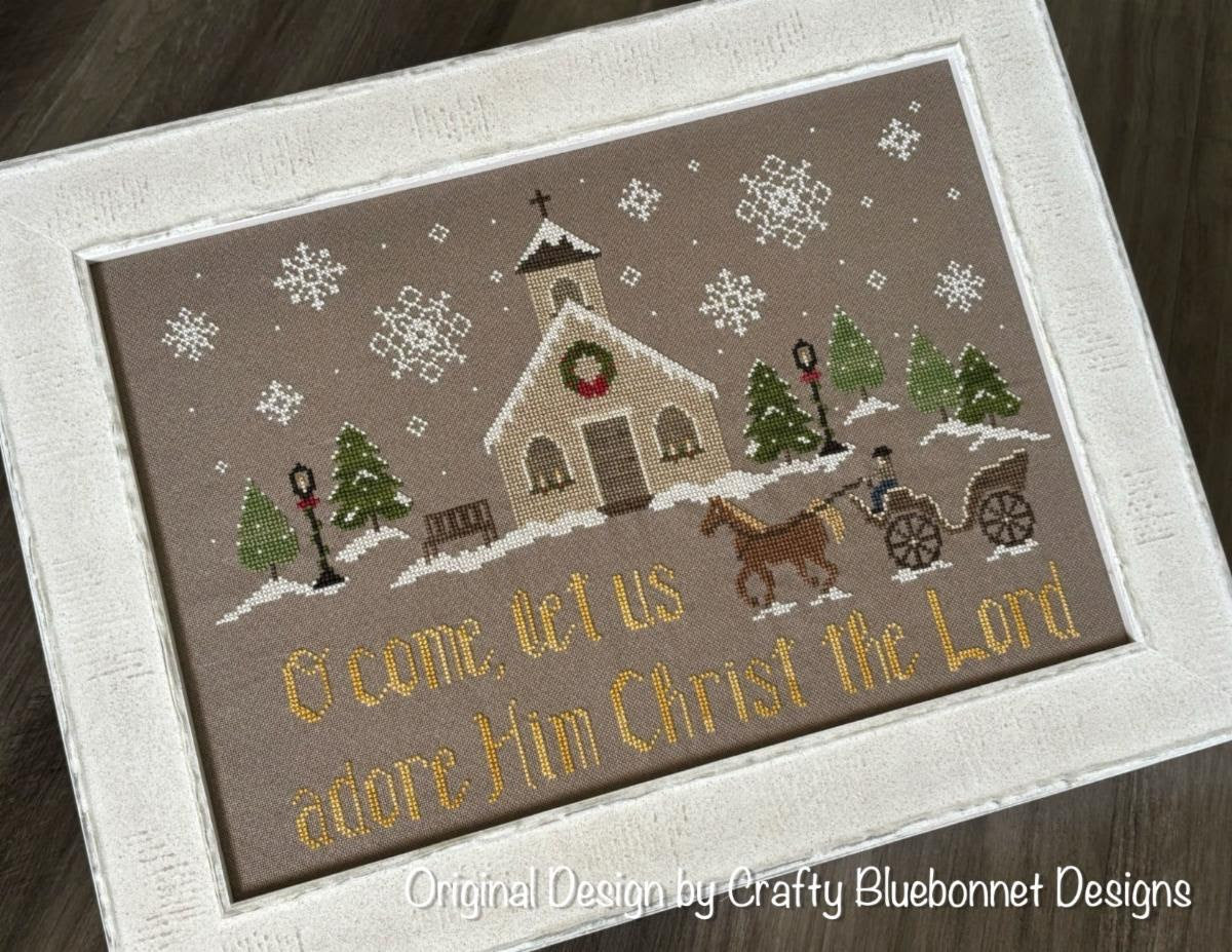 Christmas Village Church ~ Crafty Bluebonnet Designs
