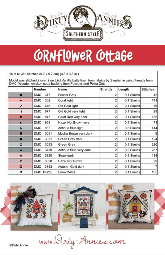 Cornflower Cottage ~ Dirty Annie's Southern Style