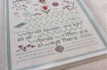 Faded Letters Bound ~ October House Fiber Arts