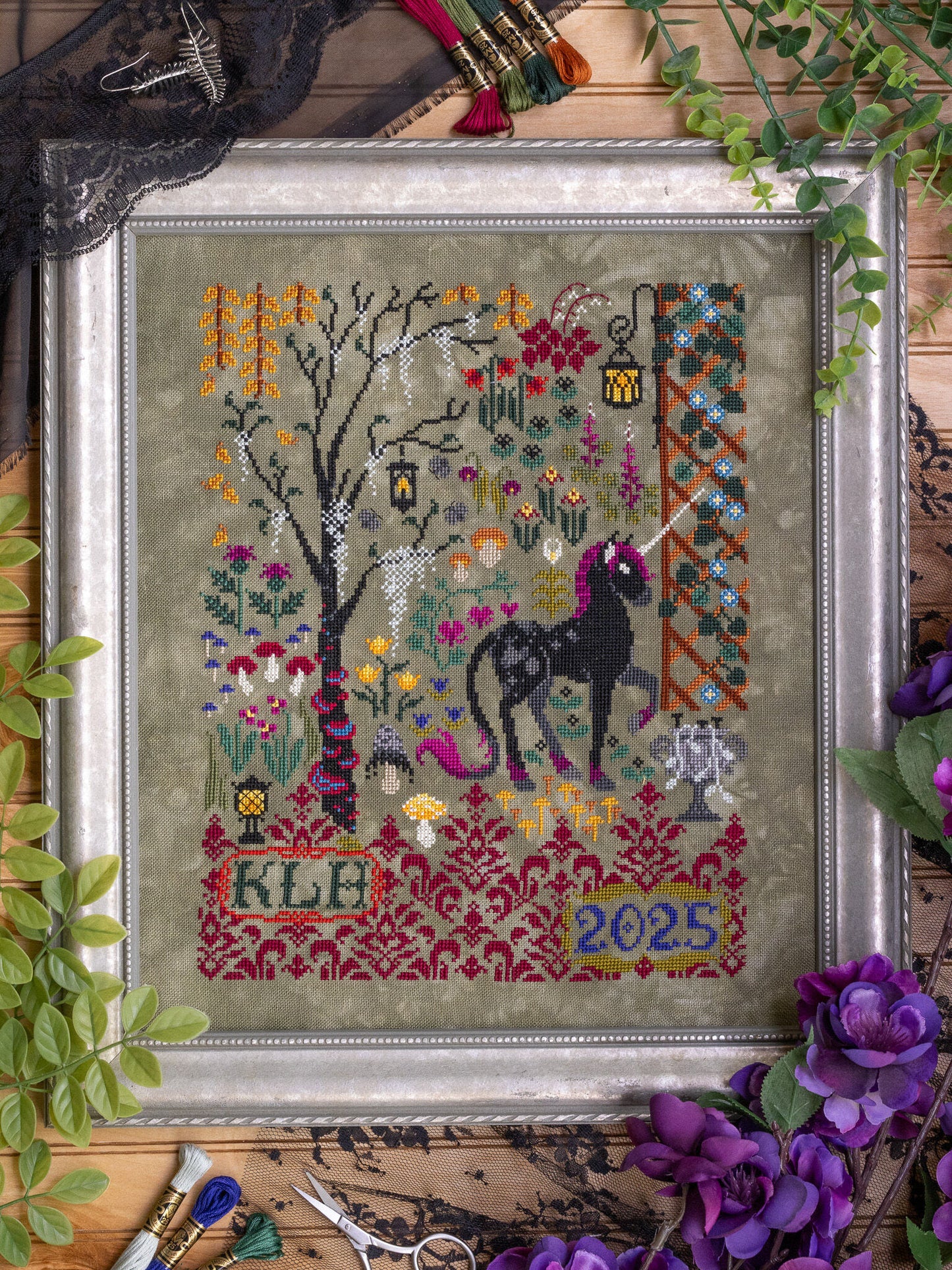 PRE-ORDER ** Garden of Shadows ~ Needlework Marketplace 2025 ~ Sprouting Lupine