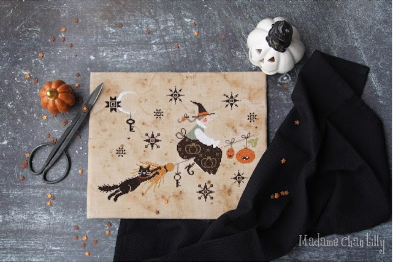 PRE-ORDER ** Halloween Flight ~ Needlework Marketplace 2025 ~ Madame Chantilly