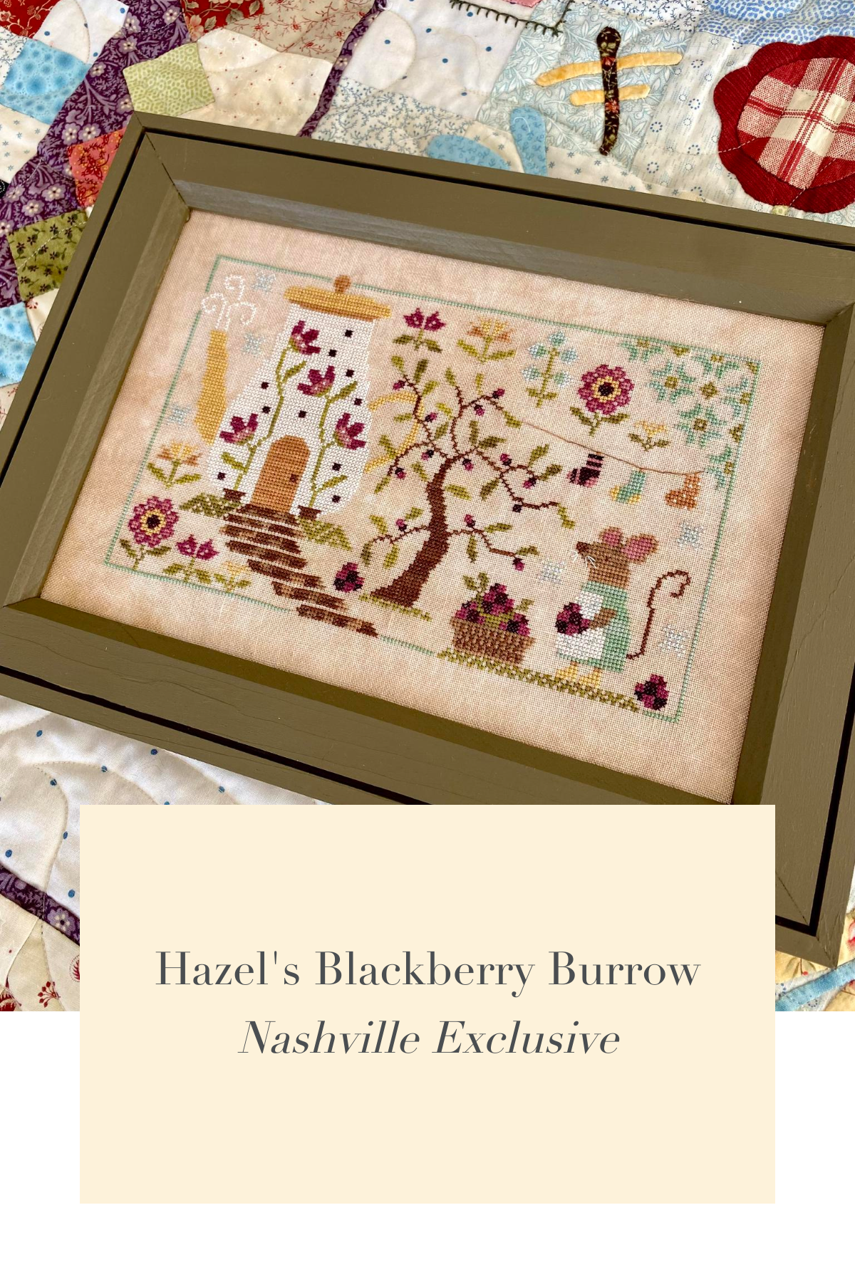 Hazel's Blackberry Burrow ~ Nashville Exclusive ~ Blueberry Ridge Design