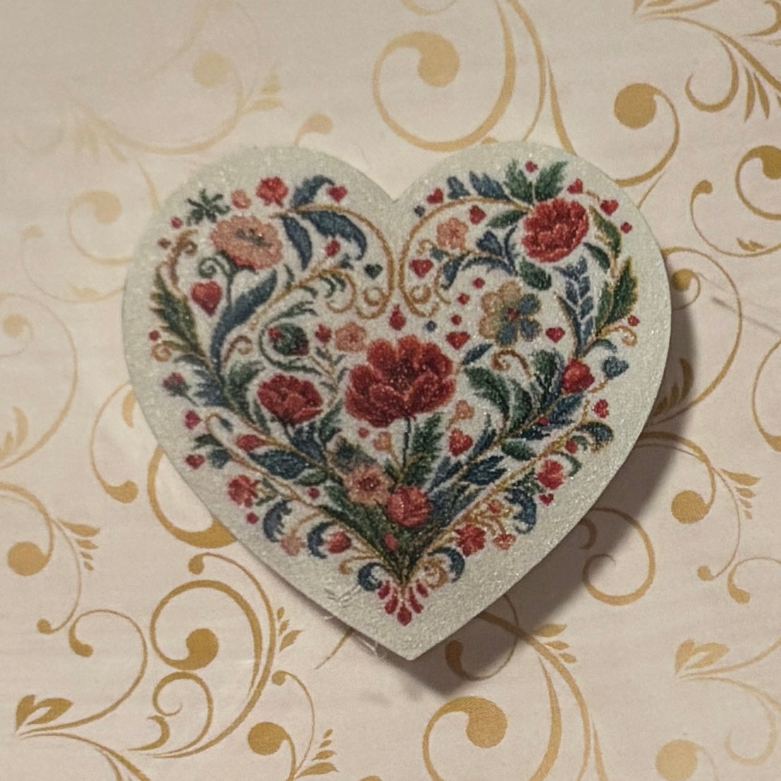 Heart Blooms Needle Minder ~ Artmishka ~ Willoughby Ann