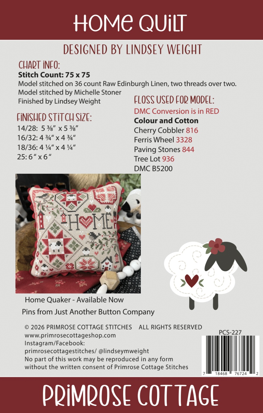 Home Quilt ~ Primrose Cottage