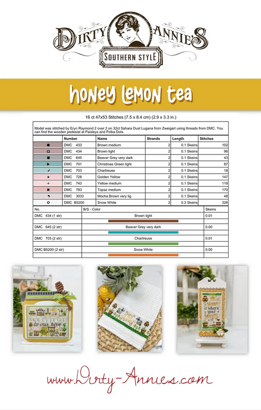 Honey Lemon Tea ~ Dirty Annie's Southern Style