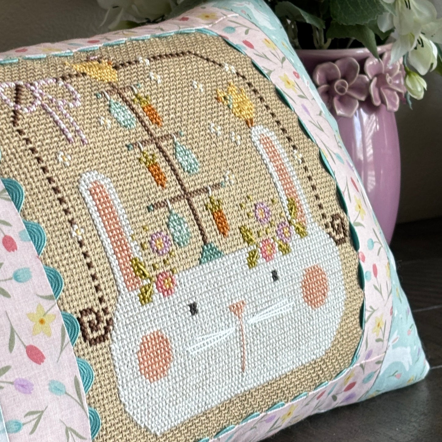 Hoppy Easter ~ Chart & Floss Conversion Pack ~ With Thy Needle & Thread