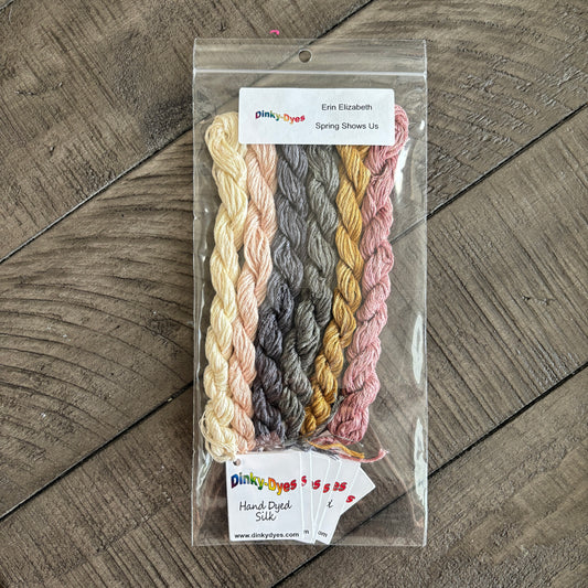 Spring Shows Us ~ Chart and Floss Pack ~ Erin Elizabeth Designs