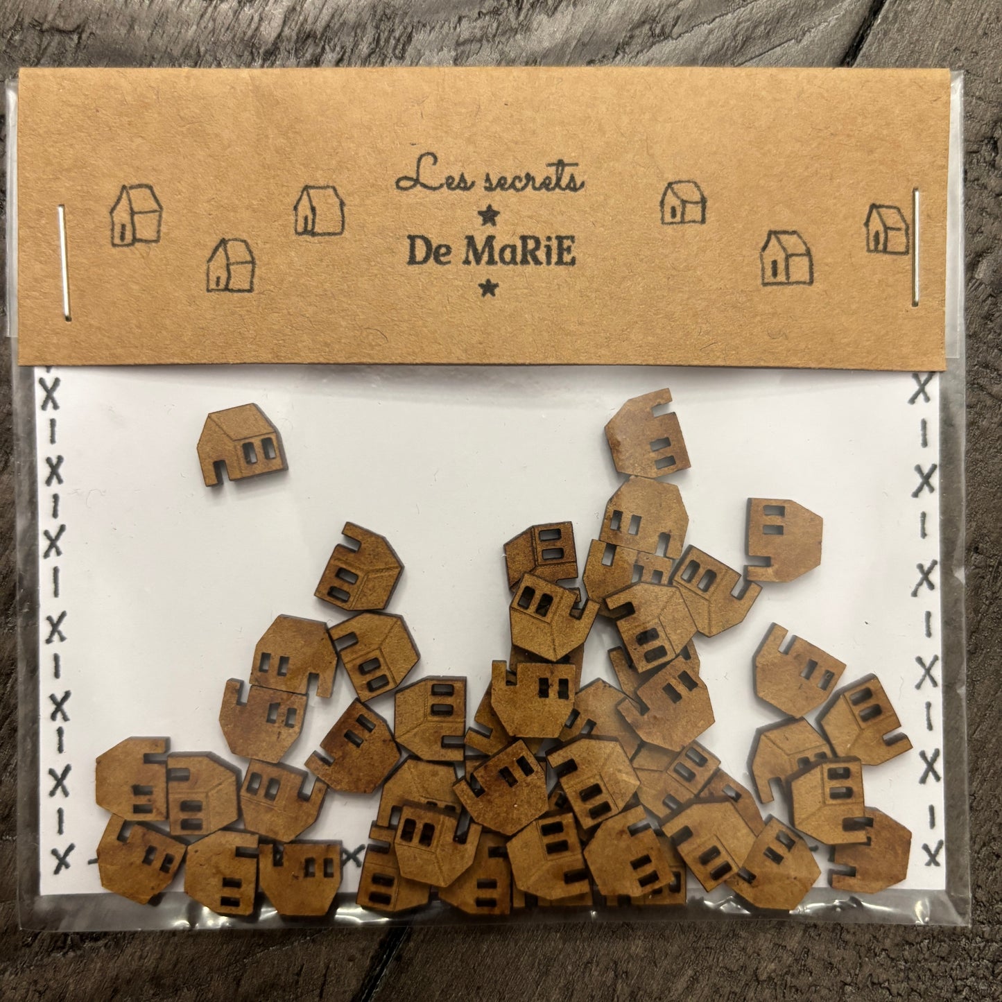 Mini Wood Buttons ~ Les Secrets de Marie