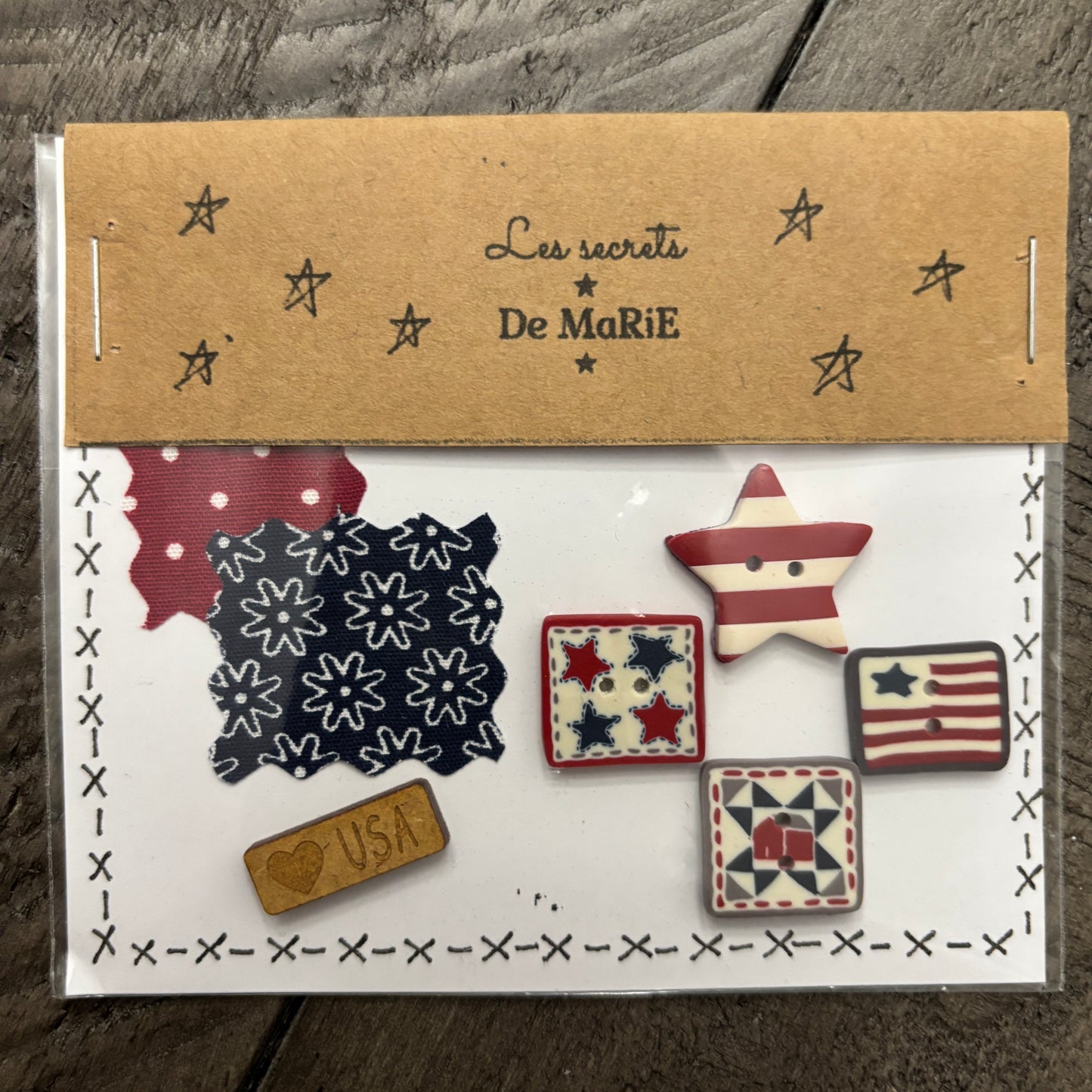 USA Button Pack Buttons ~ Les Secrets de Marie