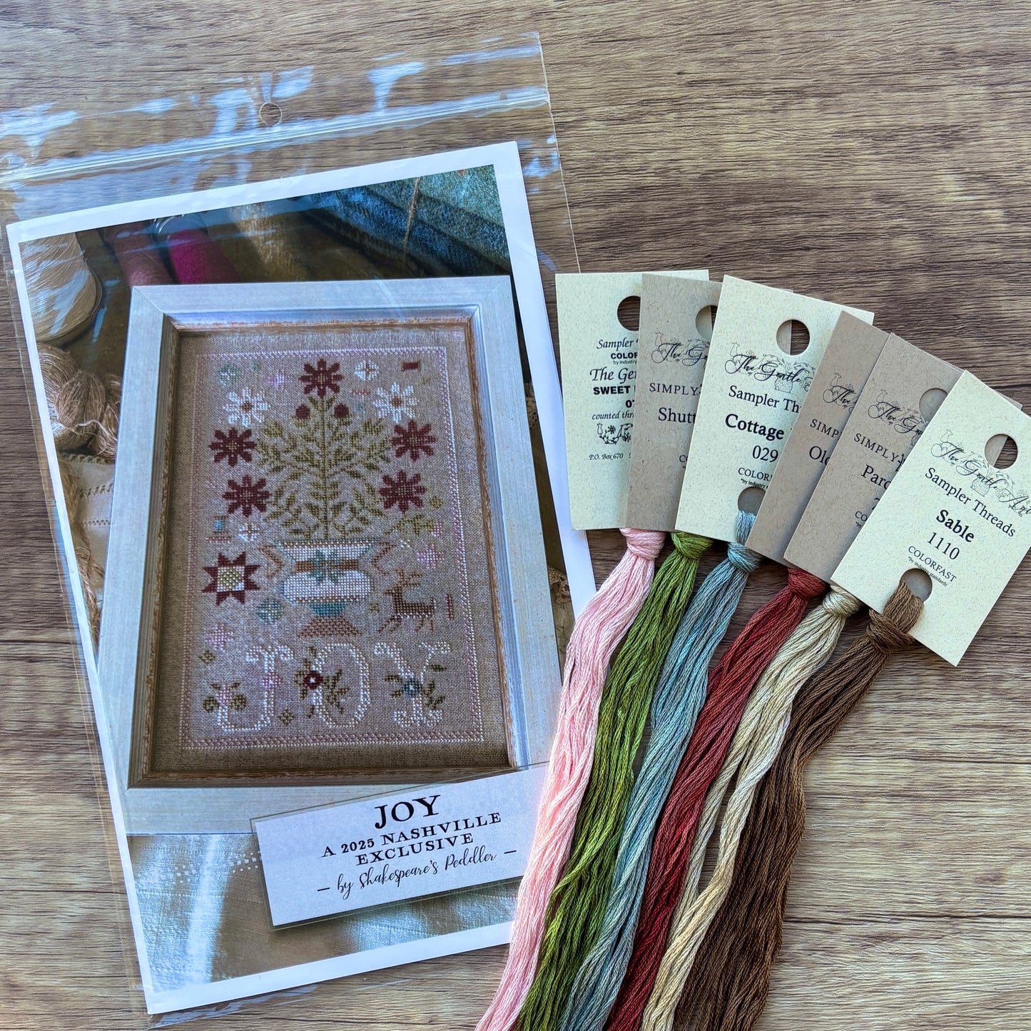 Joy - Chart & Floss Pack ~ Shakespeare's Peddler