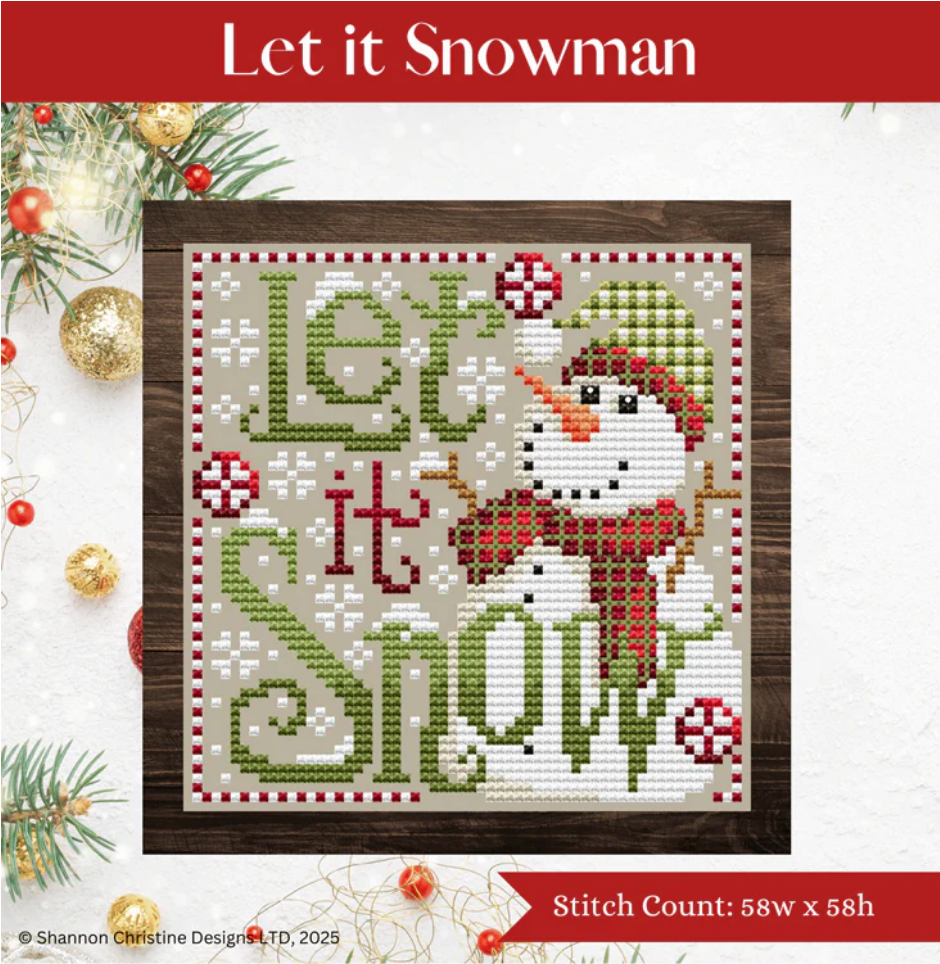 Let it Snowman ~ Shannon Christine Designs