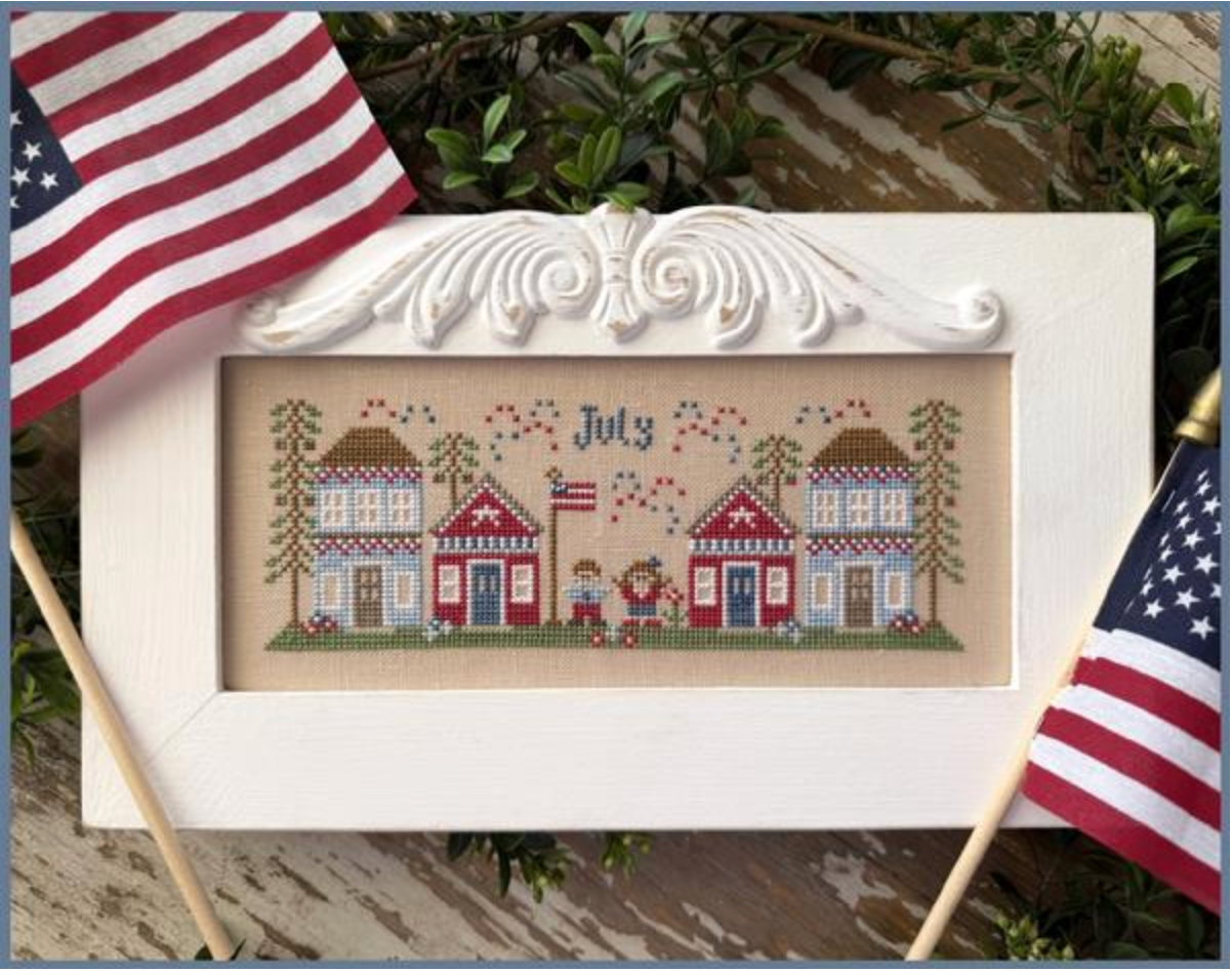Monthly Mini Village - July ~ Country Cottage Needleworks