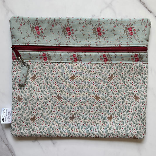 Tilda - Merry Little Christmas ~ Fabric Front Project Bag ~ BellaRose Needleworks