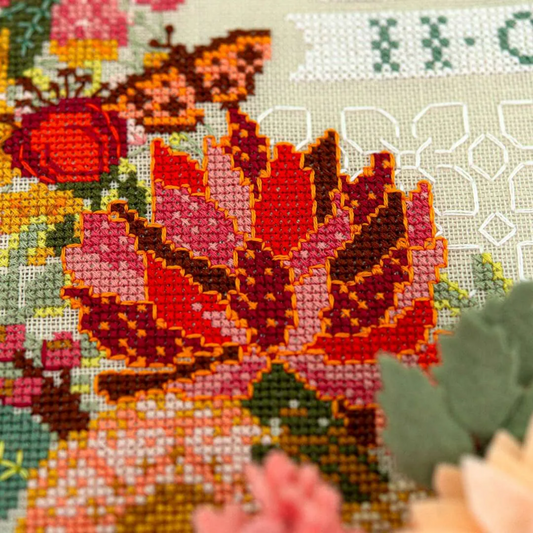 Modern Botanical Wedding Sampler ~ Counting Pudddles