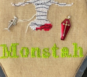 Monstah ~ Chart and Charm Pack ~ The Elegant Thread