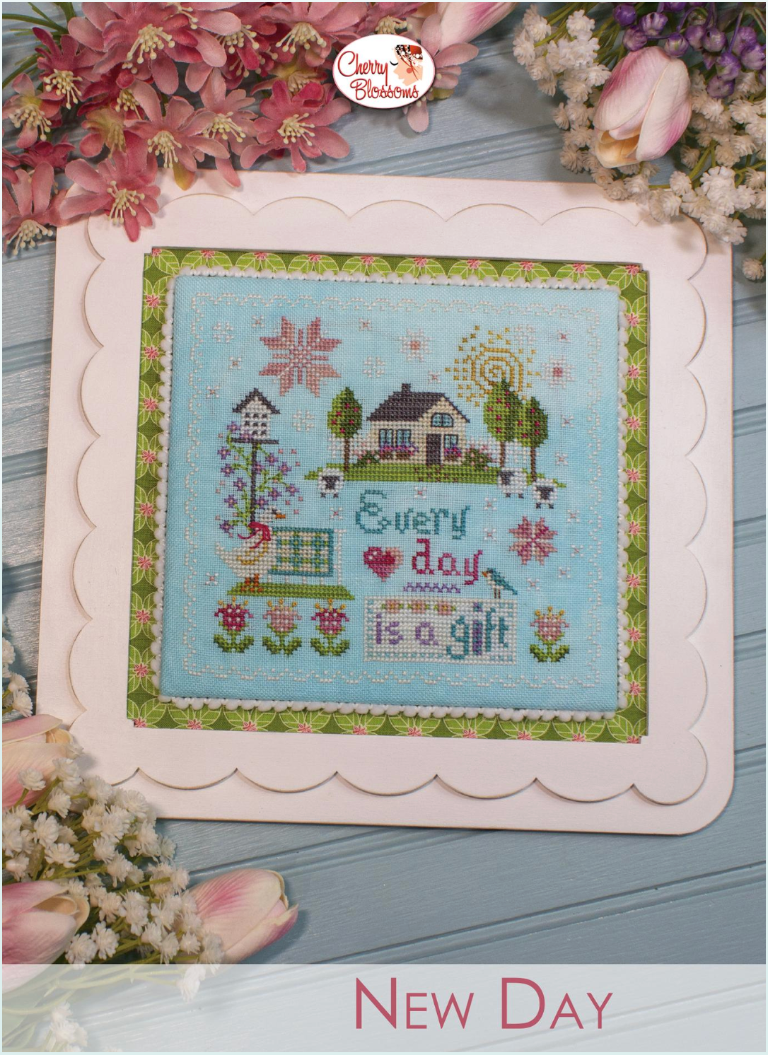 *PREORDER* New Day ~ Cherry Blossoms ~ Nashville Needlework Market 2026