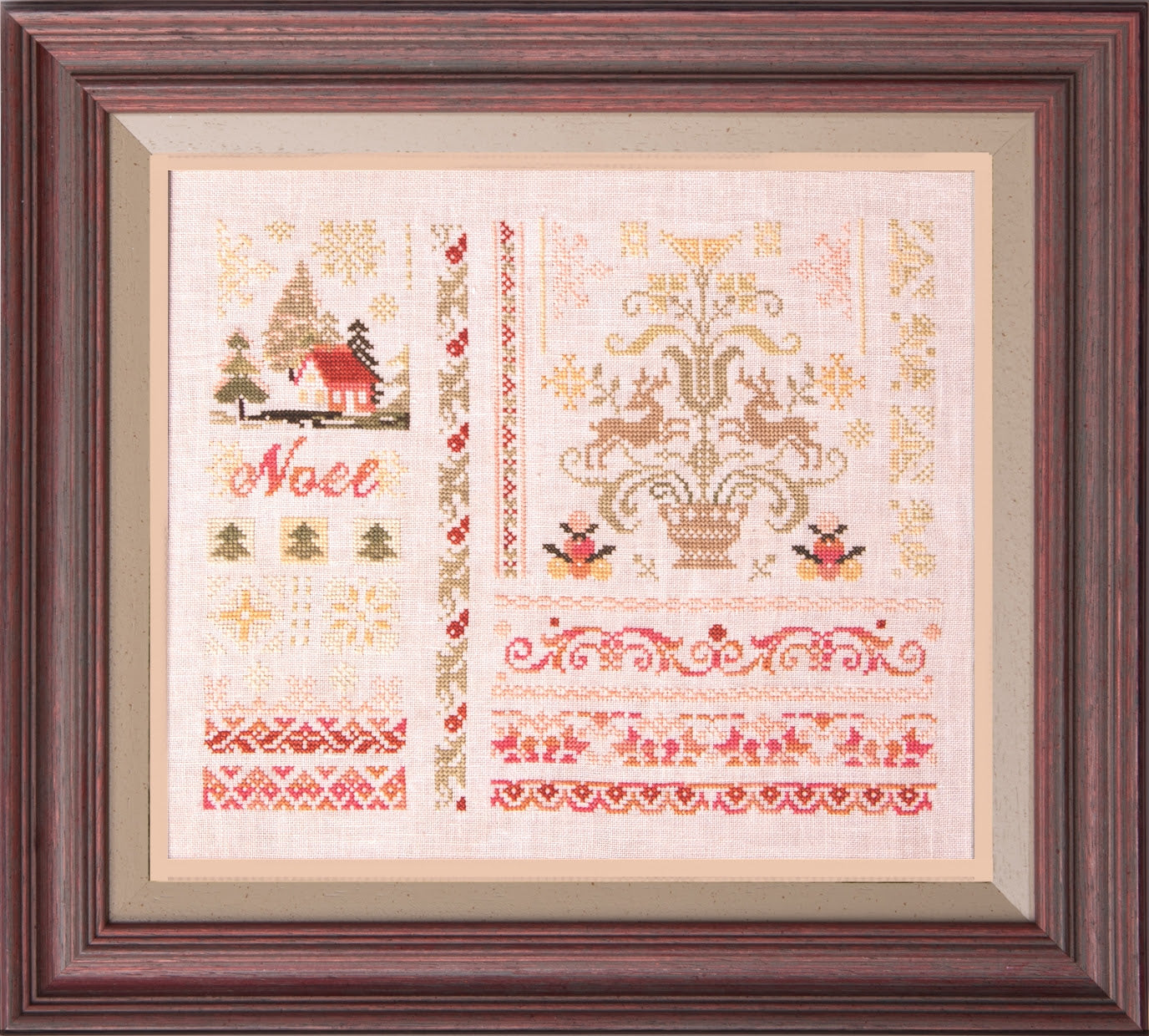 PRE-ORDER ** Noel Band Sampler ~ Needlework Marketplace 2025 Exclusive ~ Samplers and Primitives