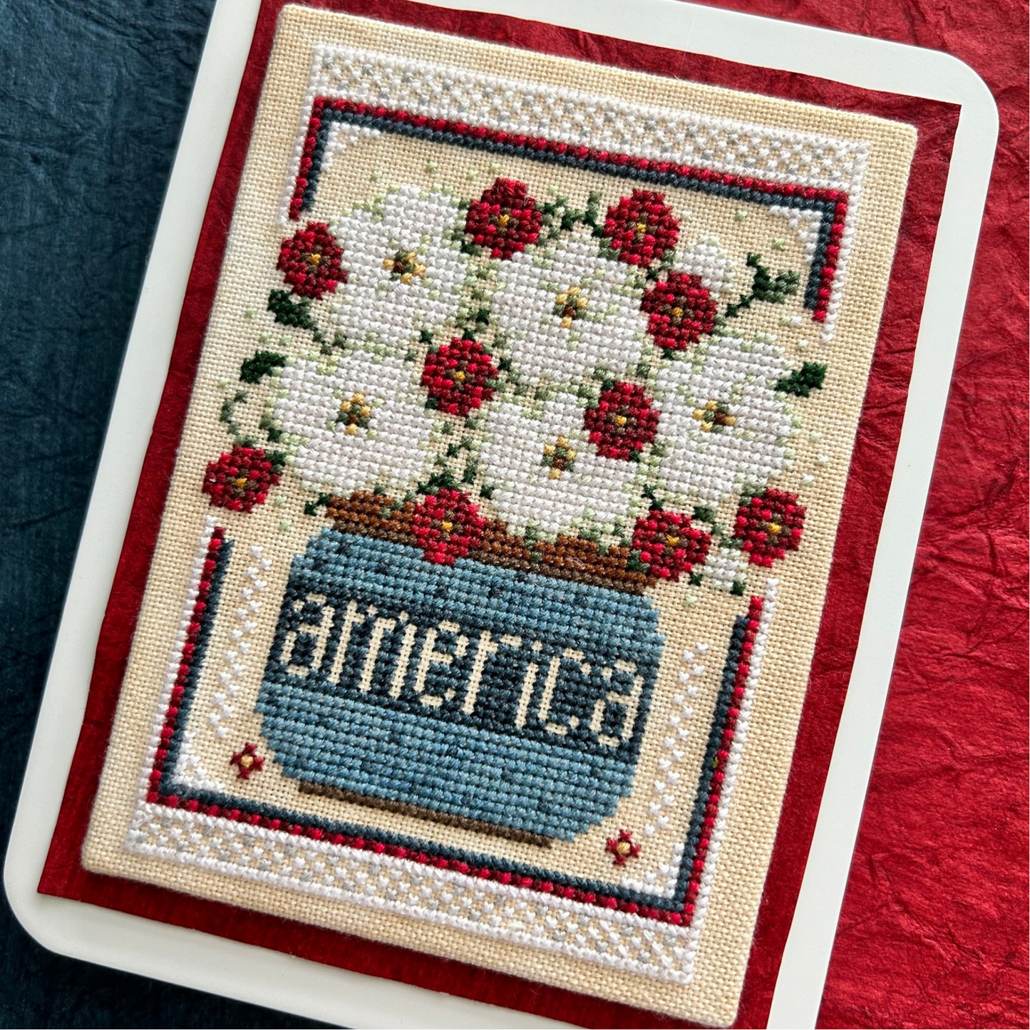 Patriotic Petunias ~ Sweet Wing Studio