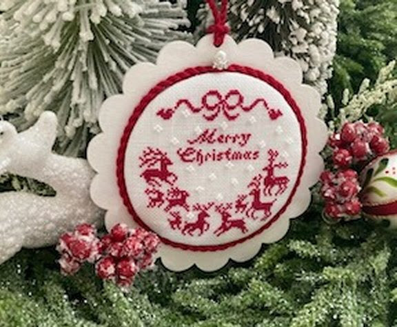 PRE-ORDER ** Reindeer Bauble ~ Needlework Marketplace 2025 ~ JBW Designs