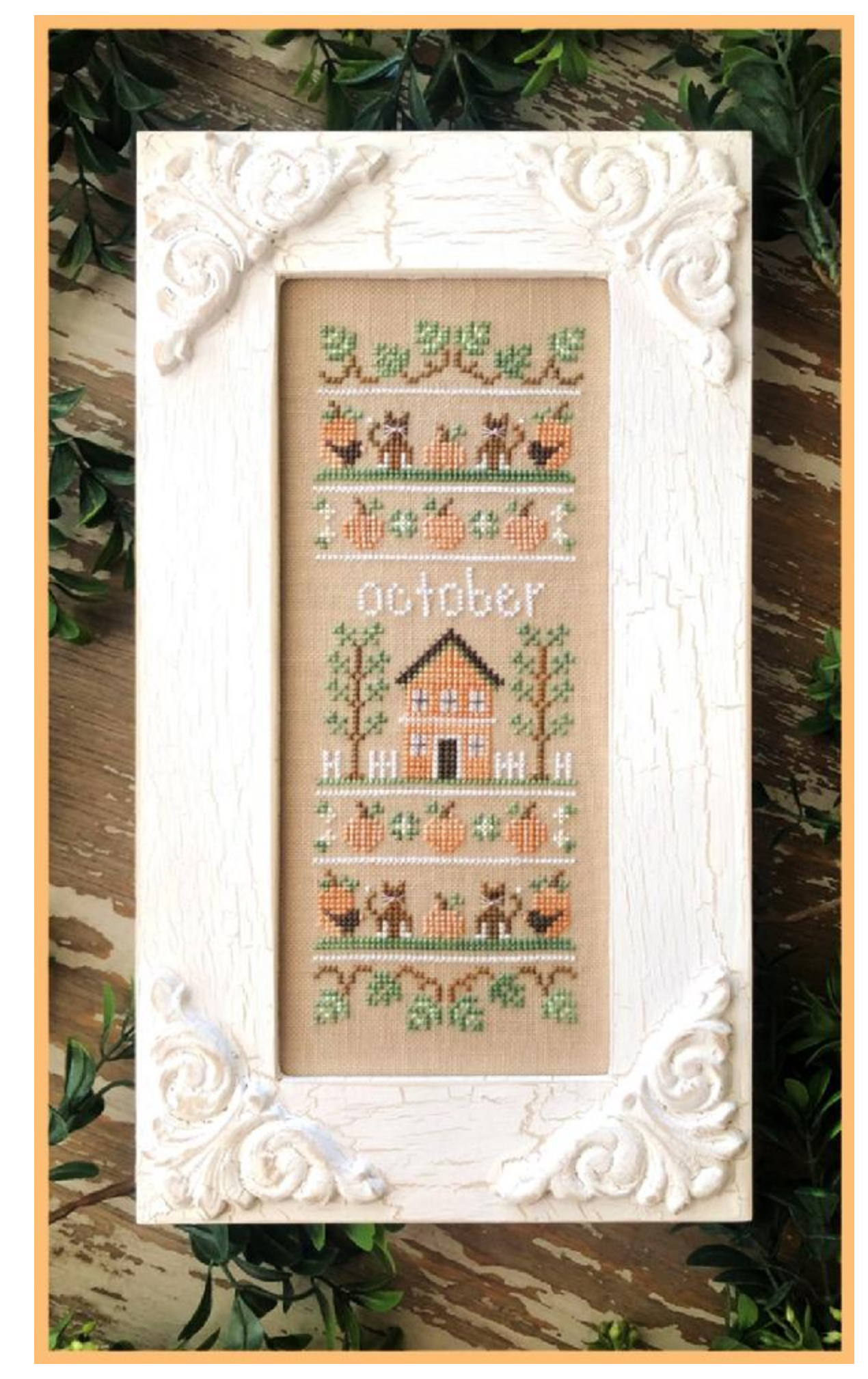 Sampler of the Month - October ~ Country Cottage Needleworks