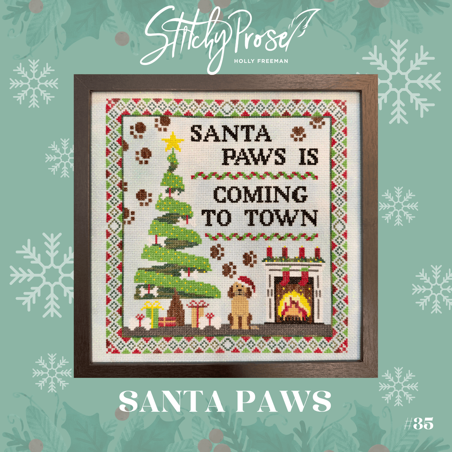 Santa Paws ~ Stitchy Prose