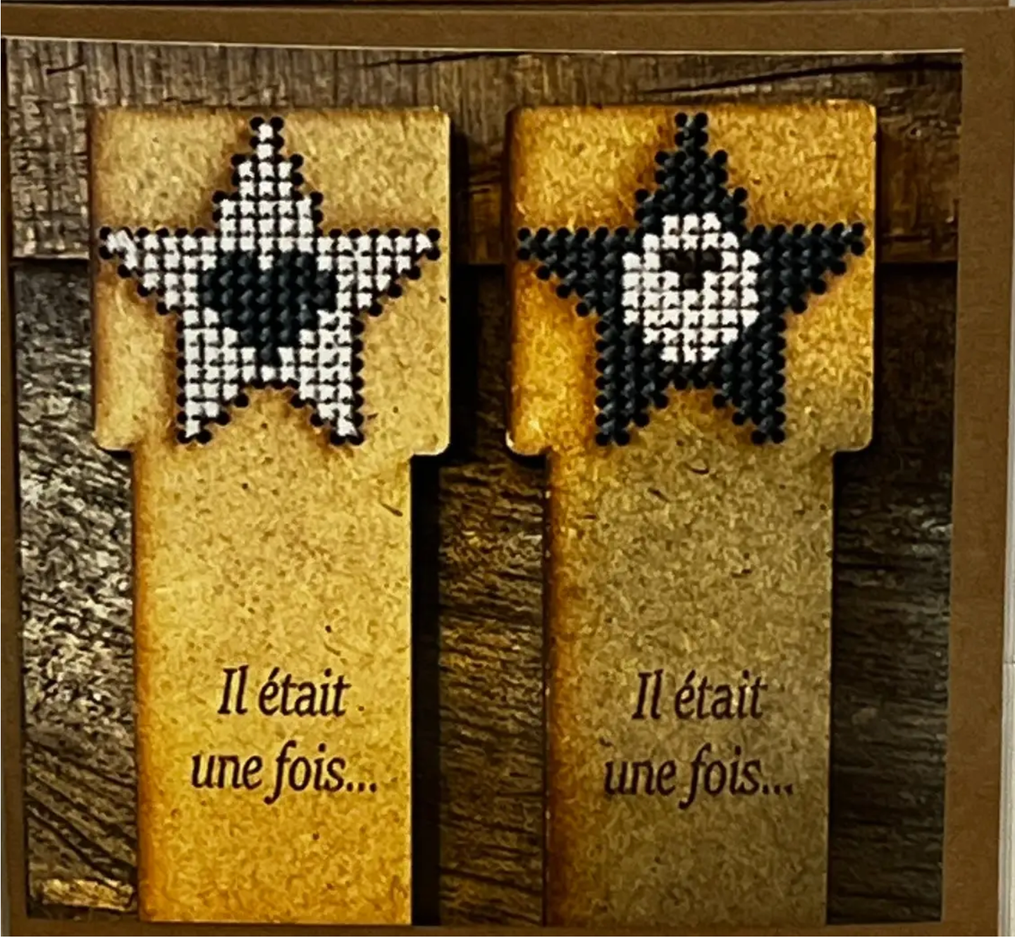 Wood Heart Floss Drop ~ Les Secrets de Marie