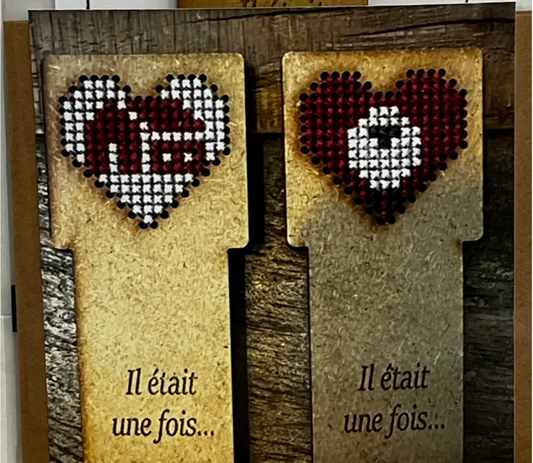 Wood Heart Floss Drop ~ Les Secrets de Marie