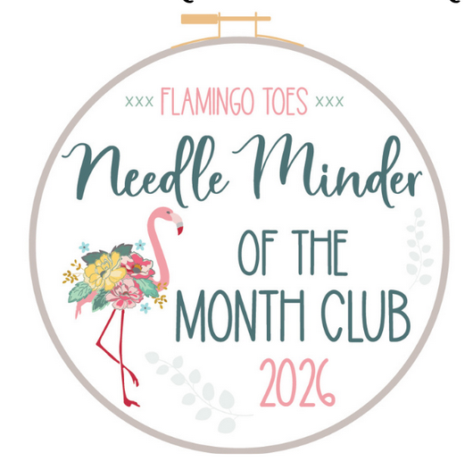 Liberty Sparkler ~ July Needle Minder of the Month Club 2026 ~ Flamingo Toes
