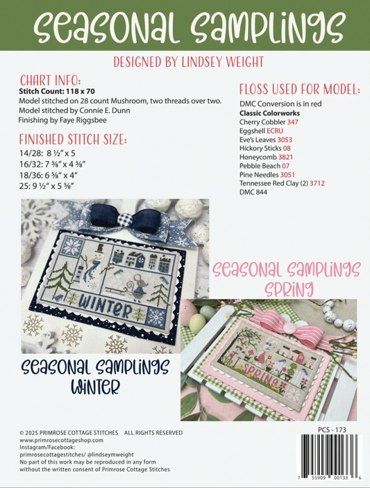 Seasonal Samplings - Summer ~ Primrose Cottage