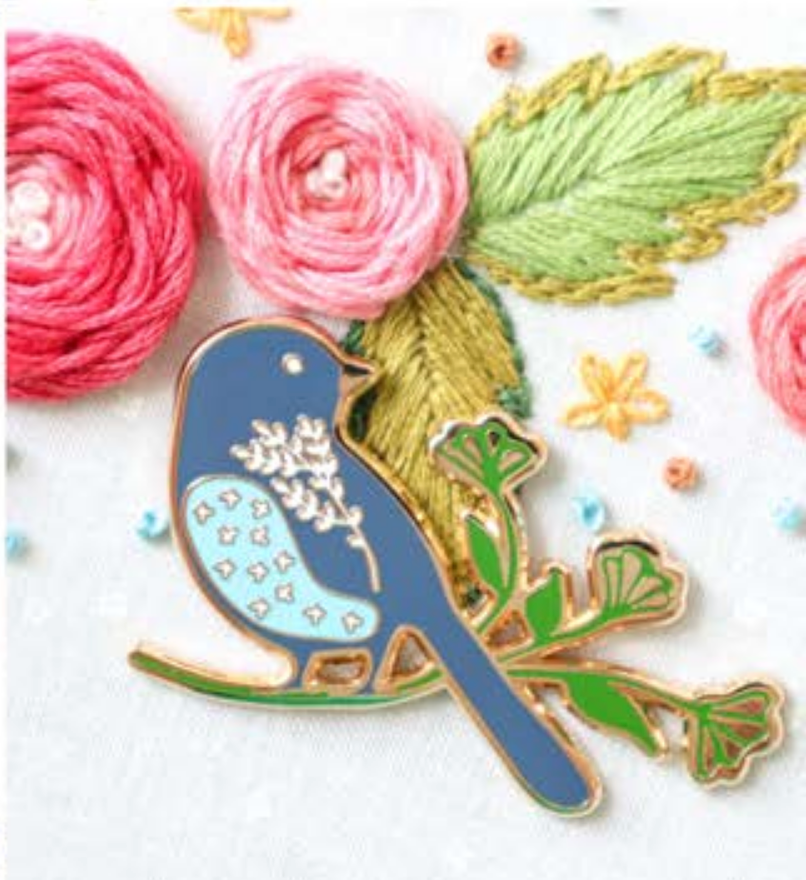 Songsparrow Needle Minder ~ Flamingo Toes