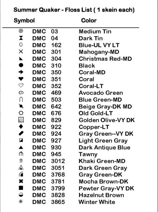 Summer Quaker ~ Lila's Studio