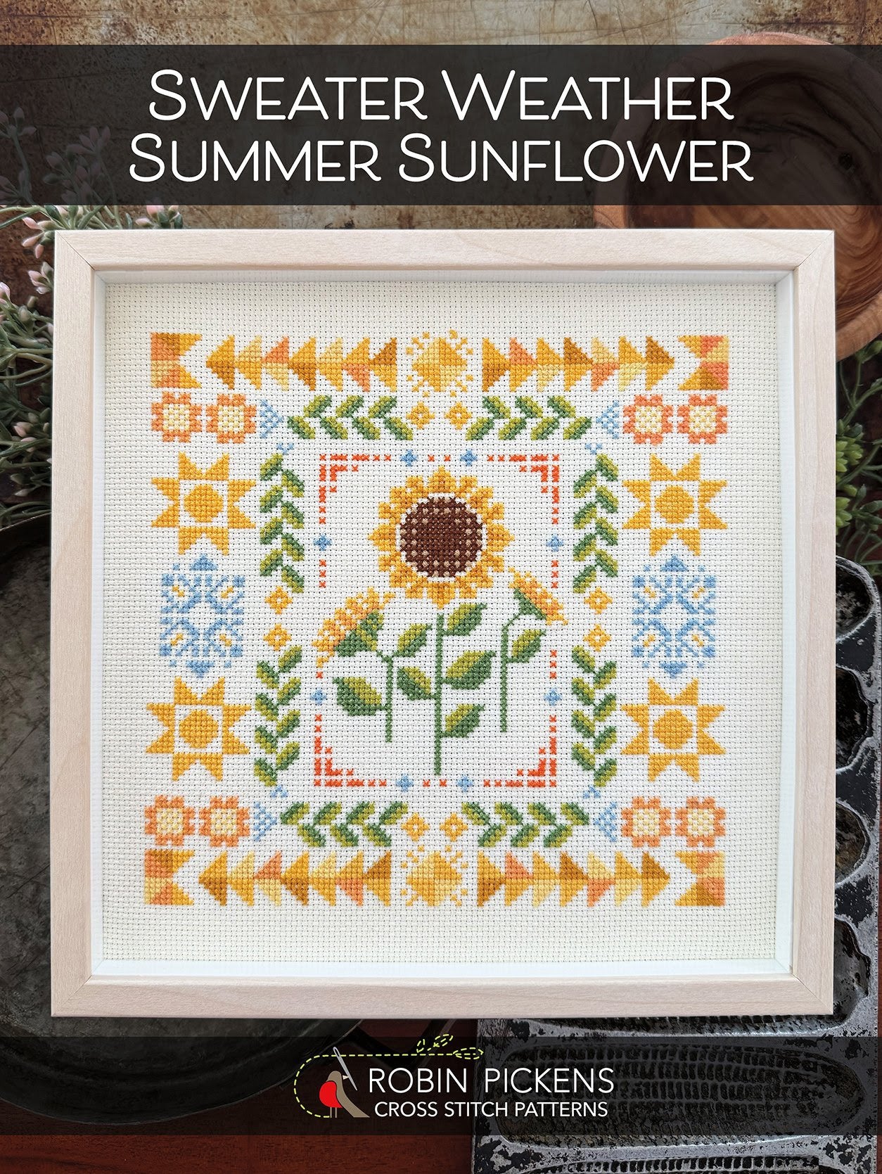 Sweater Weather Summer Sunflower ~ Market Exclusive ~ Robin Pickens ~ Nashville Needlework Market 2026