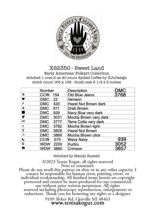 Sweet Land ~ Teresa Kogut