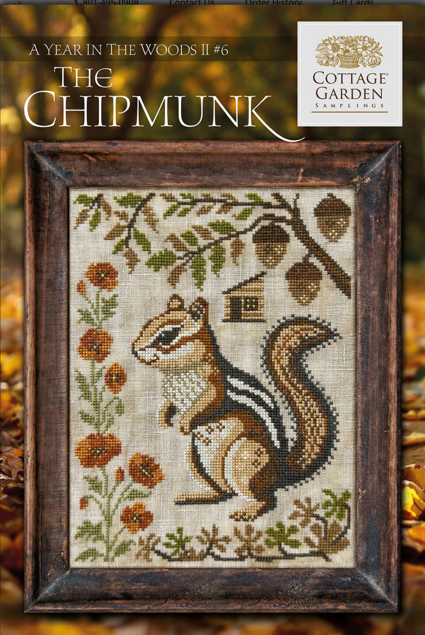 The Chipmunk ~ A Year in the Woods 2 ~ Cottage Garden Samplings