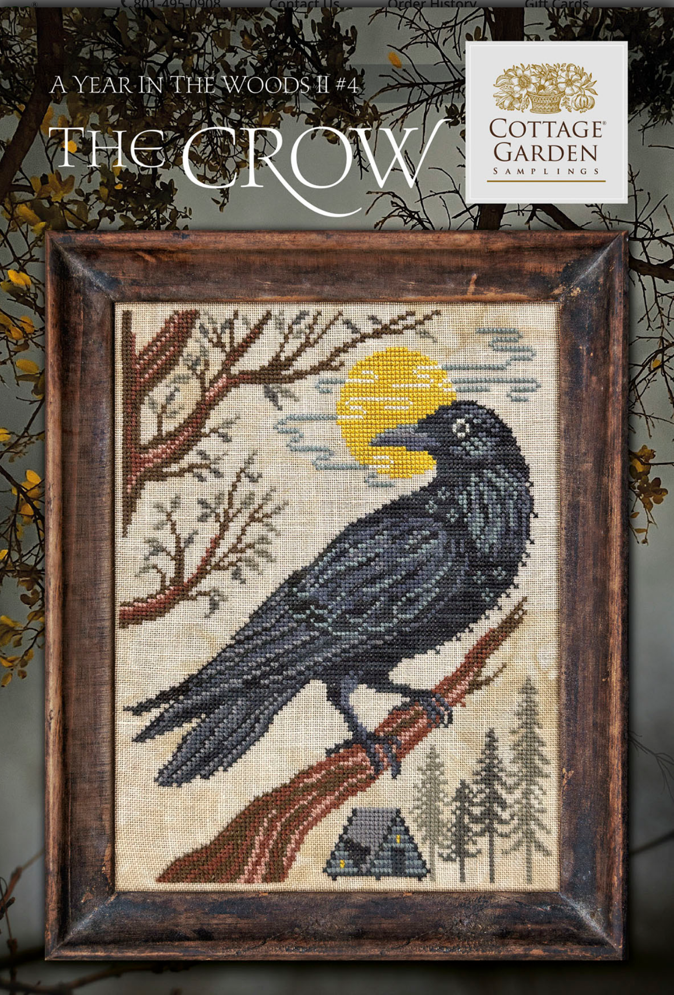 The Crow ~ A Year in the Woods 2 ~ Cottage Garden Samplings
