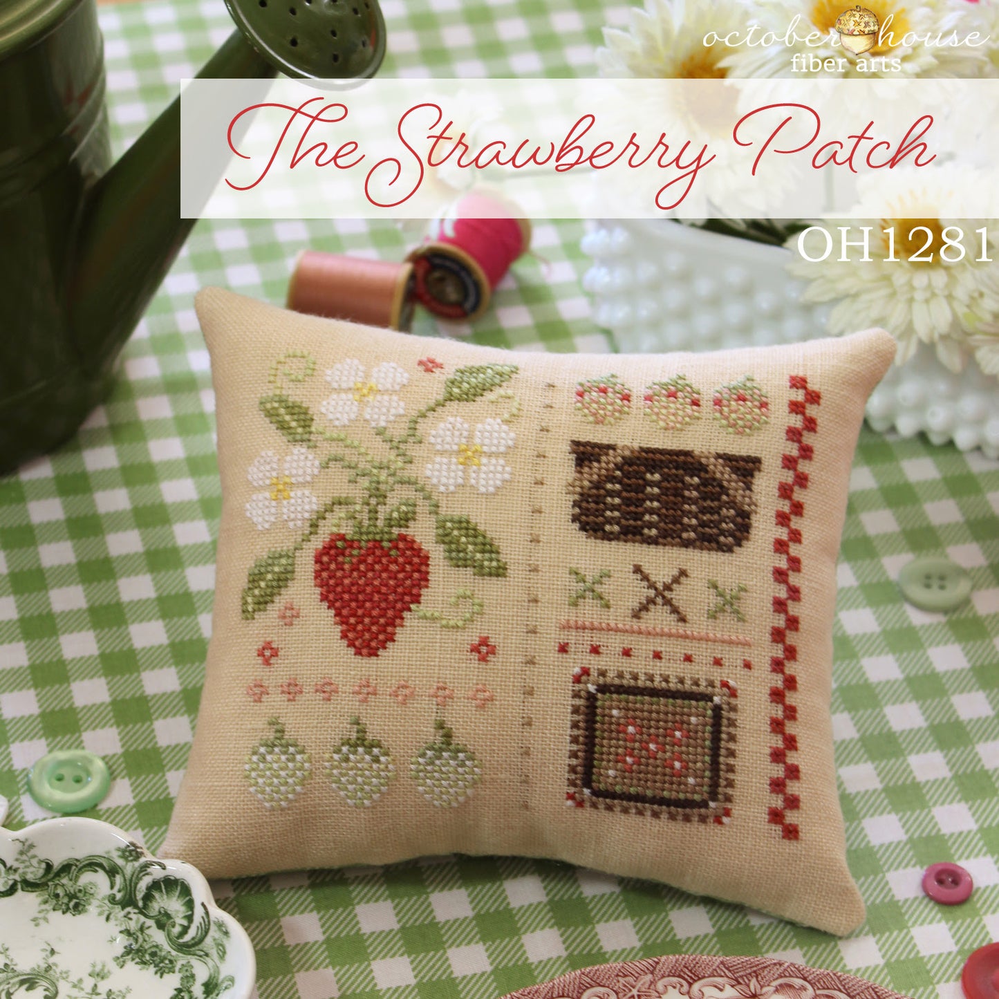 The Strawberry Patch ~ October House Fiber Arts