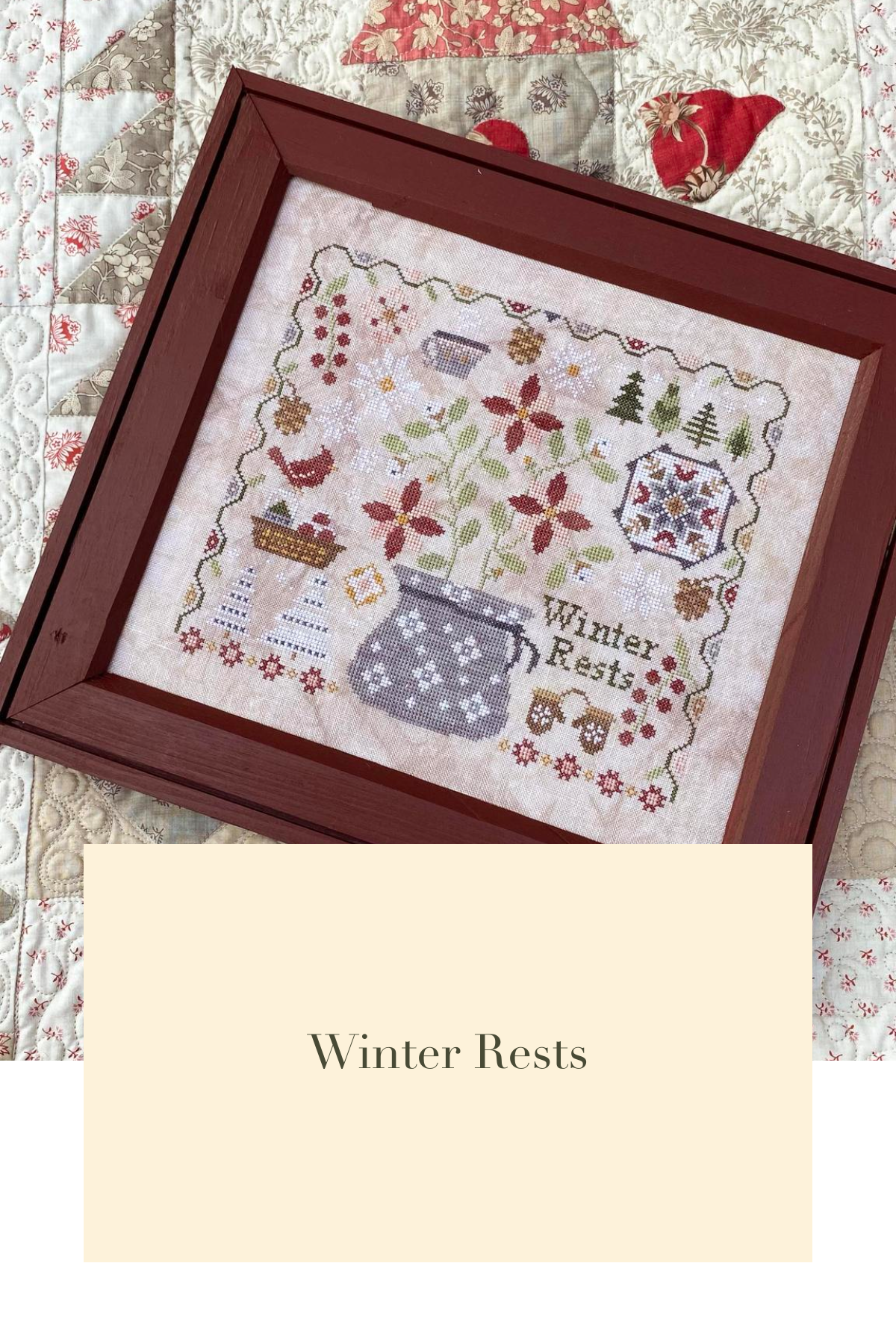 PRE-ORDER ** Winter Rests ~ Needlework Marketplace 2025 ~ Blueberry Ridge