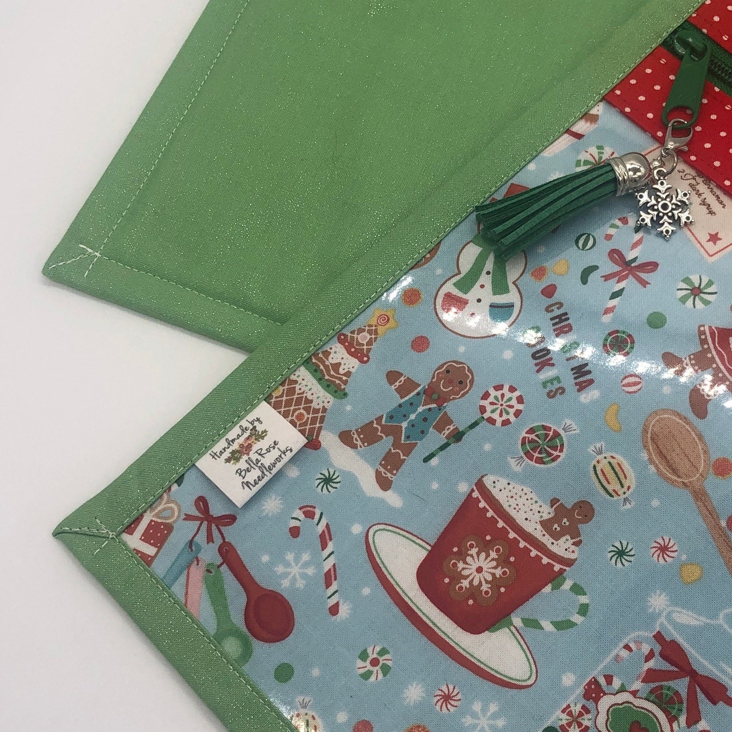 Cookies for Santa ~ Vinyl Front Project Bag